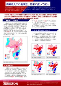 高齢者人口地域差のサムネイル