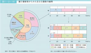 要介護への主な介護の担い手のサムネイル