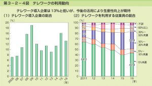 テレワークの利用動向のサムネイル