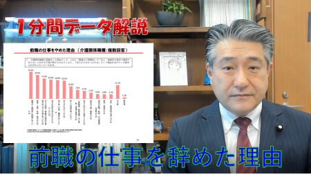 【1分間データ解説】介護職種が前職の仕事を辞めた理由