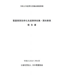 看護業務効率化先進事例集・周知事業報告書