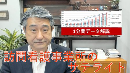 【1分間データ解説】訪問看護事業所のサテライト