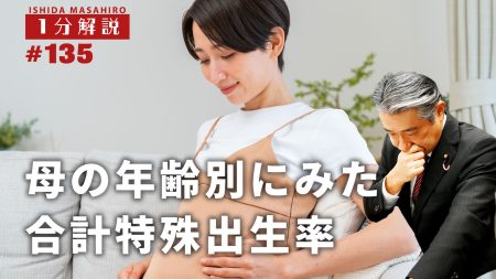 【1分間データ解説】　母の年齢別にみた合計特殊出産率