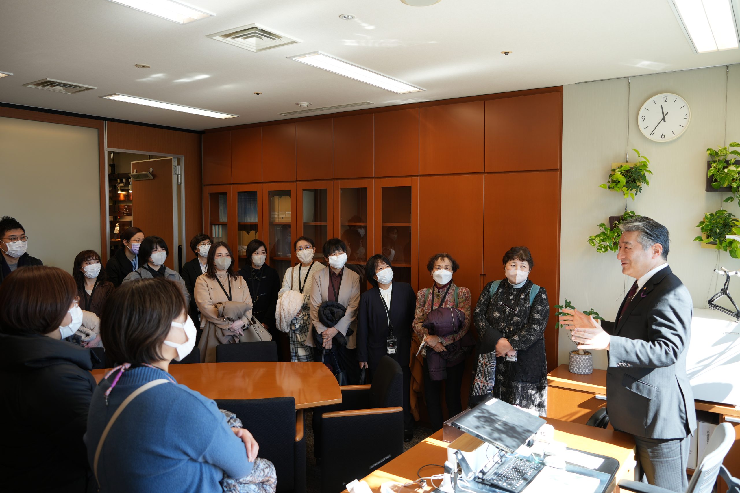 県看護連盟国会見学
