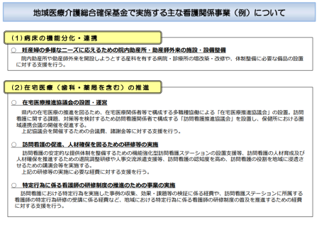 【令和7年度看護関係国家予算案05】地域医療構想の達成に向けた取組の推進