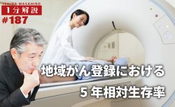 【1分間データ解説】　地域がん登録における5年相対生存率