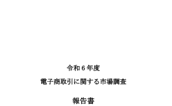 令和6年度電子商取引に関する市場調査報告書