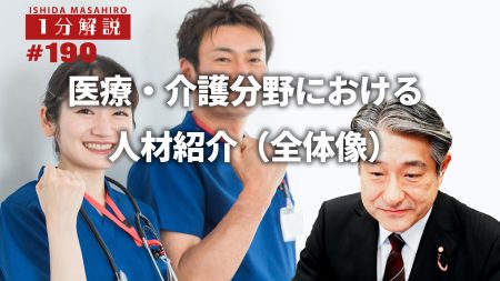【1分間データ解説】　医療・介護における人材紹介（全体像）