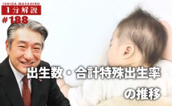 【1分間データ解説】　出生数　合計特殊出生率の推移　